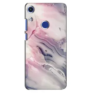 Мраморный чехол на Huawei Honor 8A (VPrint) (Пурпурный Мрамор)