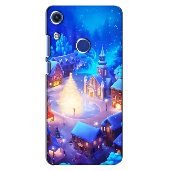 Чехол с принтом «Рождественский город» для Huawei Honor 8A Чехол с принтом «Рождественский город» для Huawei Honor 8A
