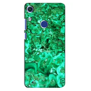 Мраморный чехол на Huawei Honor 8A (VPrint) (Салатный Мрамор)
