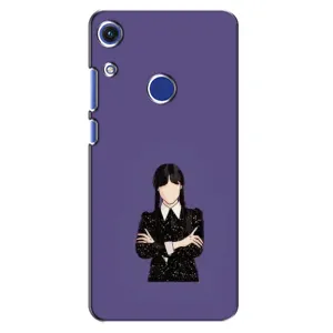 Чохли Венсдей на Huawei Honor 8A Уенсдей (AlphaPrint) (Венздей у чорному)