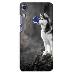 Чехол с Хаски для Huawei Honor 8A - (AlphaPrint) (Верный пес)