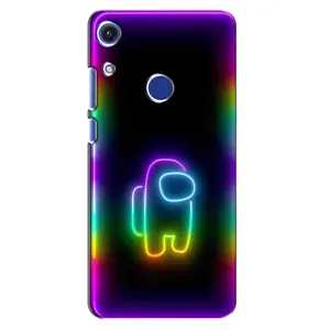 Чехол Амонг Ас для Huawei Honor 8A (AlphaPrint) (Яркий скин)