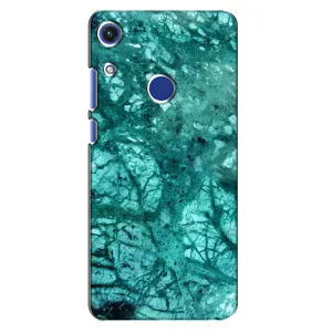 Мраморный чехол на Huawei Honor 8A (VPrint) (Зеленый мрамор)
