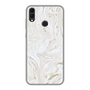 Мраморний чехол на Huawei Honor 8X (VPrint) (Білий мрамор)