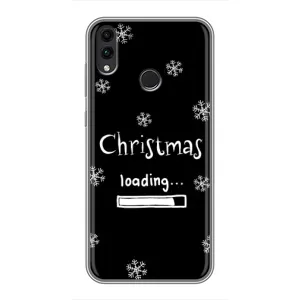 Рождественские, Праздничные Чехлы для Хуавэй Хонор 8Х (Christmas loading)