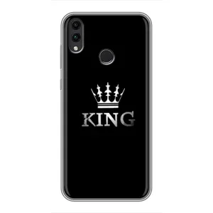 Чехол с Короной Хуавэй Хонор 8Х - (AlphaPrint) (KING)