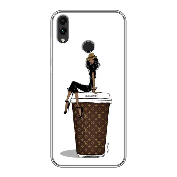 Чехол с принтом «кофе LOUIS VUITTON» для Huawei Honor 8X