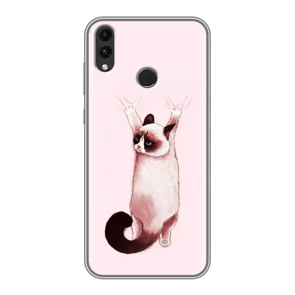 Чехол с принтом «Котик падает» для Huawei Honor 8X