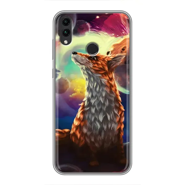 Чехол с принтом «Лисица в космосе» для Huawei Honor 8X