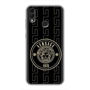 Чехлы VERSACE для Хуавэй Хонор 8Х (PREMIUMPrint) (Лого Версаче)
