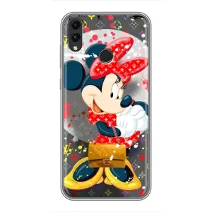 Чехол Disney Mouse Huawei Honor 8X (PREMIUMPrint) (Minni с бантиком)