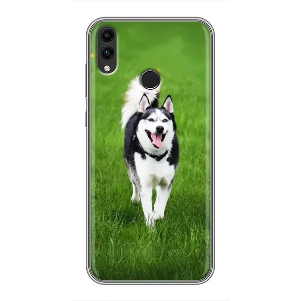 Чехол с принтом «Радостный Хаски» для Huawei Honor 8X