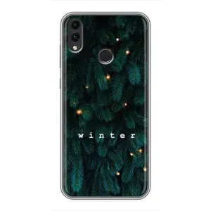Новогодние, Праздничные Чехлы для Huawei Honor 8X - 2024 год (Winter)