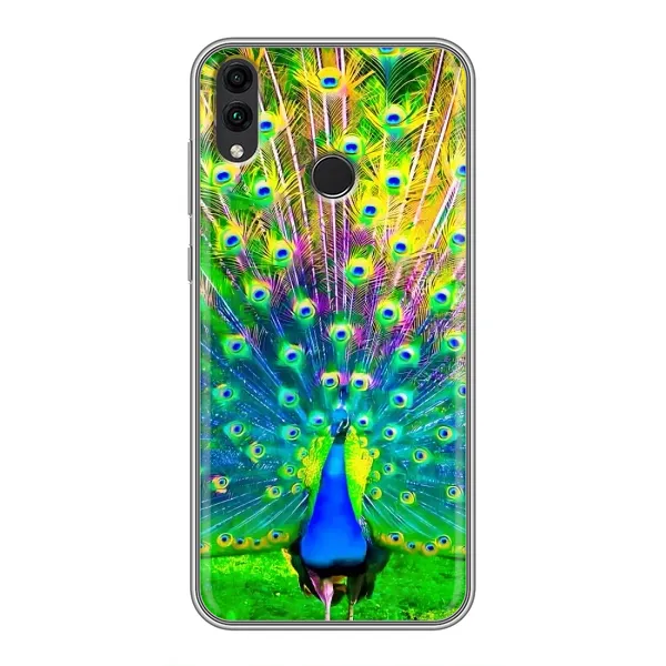 Чехол с принтом «Яркий Павлин» для Huawei Honor 8X