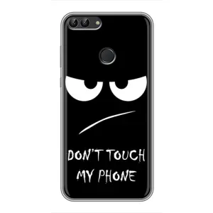Чехол для Хуавей Хонор 9 Лайт - (AlphaPrint) с печатью (ТОП продаж) (Dont Touch)