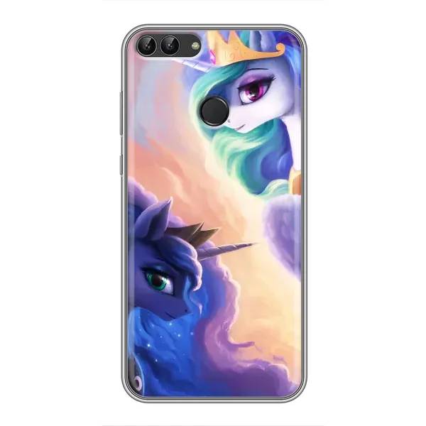 Чехол с принтом «Единорожки» для Huawei Honor 9 Lite