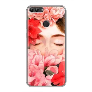 Чехлы (ART) Цветы на Huawei Honor 9 Lite (VPrint) (Глаза в цветах)
