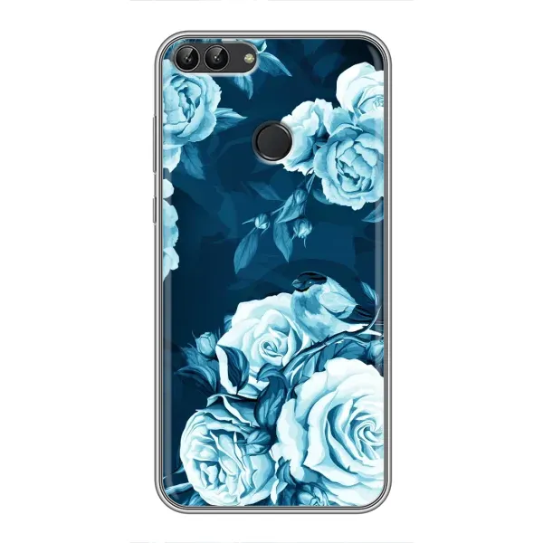 Чехол с принтом «Голубые Бутоны» для Huawei Honor 9 Lite