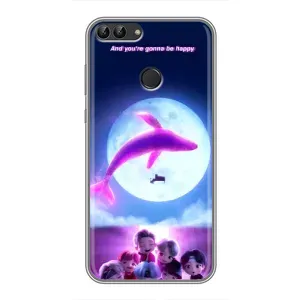 Чохол з принтом «КИТ BTS» для Huawei Honor 9 Lite