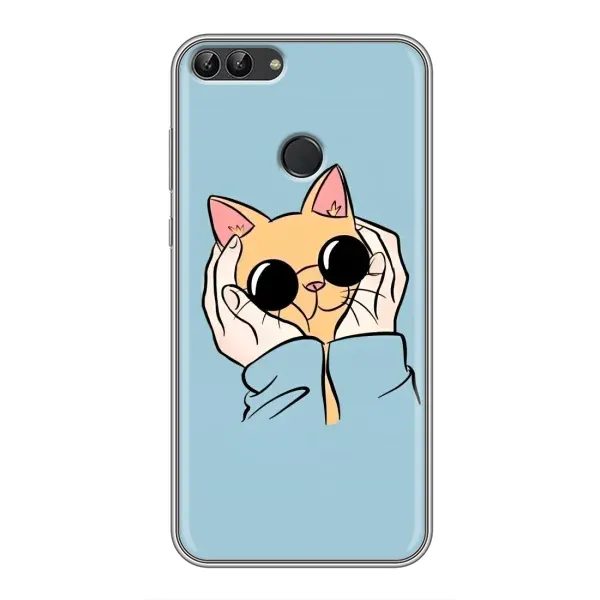 Чохол з принтом «Котик в окулярах» для Huawei Honor 9 Lite Чохол з принтом «Котик в окулярах» для Huawei Honor 9 Lite