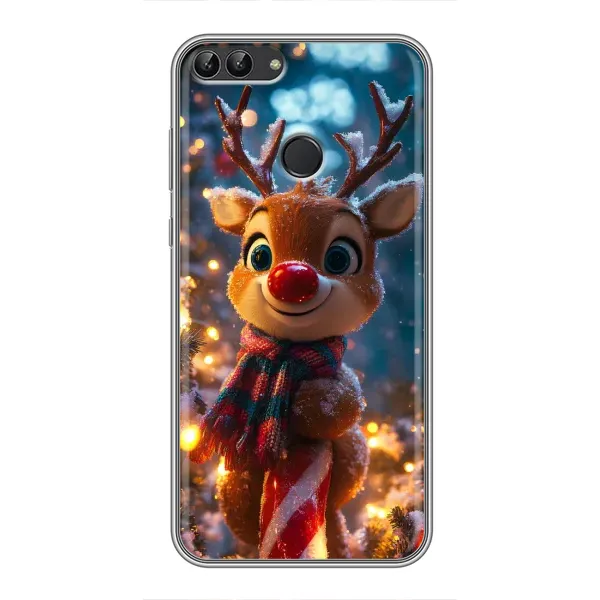 Чехол с принтом «Олень с шарфом» для Huawei Honor 9 Lite