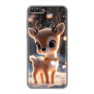Яскравий чохол для Huawei Honor 9 Lite з Зимові Оленята (Оленятко)