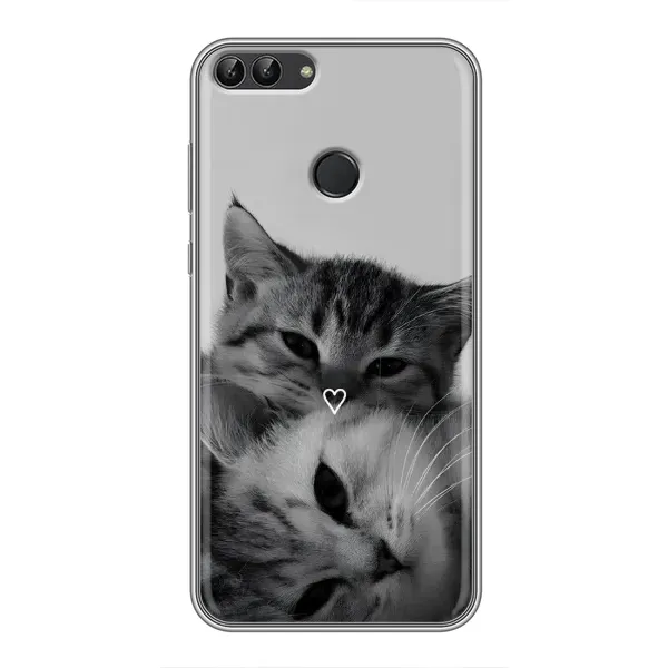 Чехол с принтом «Пара котов» для Huawei Honor 9 Lite