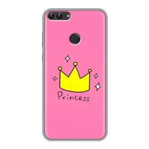 Чехол с картинкой (Стильные) для Хуавей Хонор 9 Лайт - (AlphaPrint) (Princess)