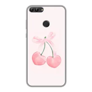 Чохол з розовим принтом для Huawei Honor 9 Lite (Рожеві вишні)
