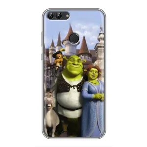 Чехол с мультфильмом Шрек на Huawei Honor 9 Lite