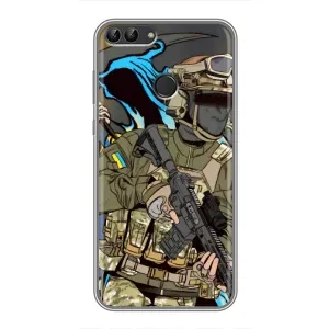 Чехлы с картинкой ЗСУ для Huawei Honor 9 Lite (AlphaPrint) (Воин ВСУ)