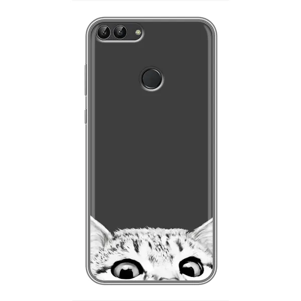 Чохол з принтом «Виглядає котик» для Huawei Honor 9 Lite Чохол з принтом «Виглядає котик» для Huawei Honor 9 Lite
