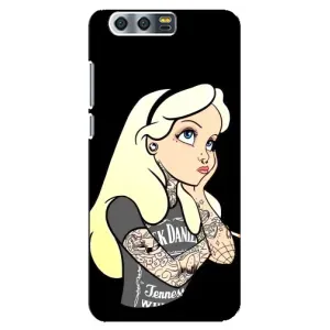 Чохол з друком для Huawei Honor 9, Glory 9, STF - (Мода) (AlphaPrint) (Дівчина в тату)