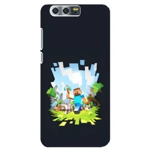 Чохол Майнкрафт на Huawei Honor 9, Glory 9, STF (AlphaPrint) Minecraft (персонажі Minecraft)