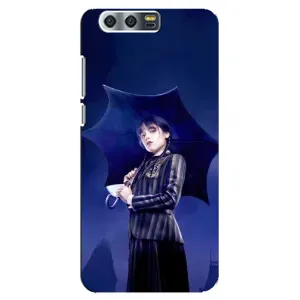 Силіконовий чохол з картинкою для Huawei Honor 9, Glory 9, STF (Венсдей)