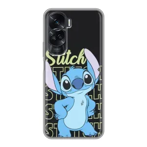 Чохол з принтом Стіч на Huawei Honor 90 Lite
