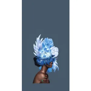 Чехлы (ART) Цветы на Huawei Honor Magic 5 Lite 5G (VPrint) (Квіти на голові)