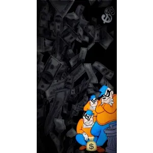 Чехлы с крутыми принтами для Huawei Honor Magic 5 Lite 5G - (PREMIUMPrint) (Воры)