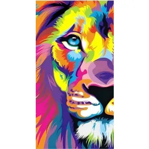 Чохол з картинкою ЛЕВ для Huawei Honor Magic 5 Lite 5G (VPrint) (Яскравий Лев)