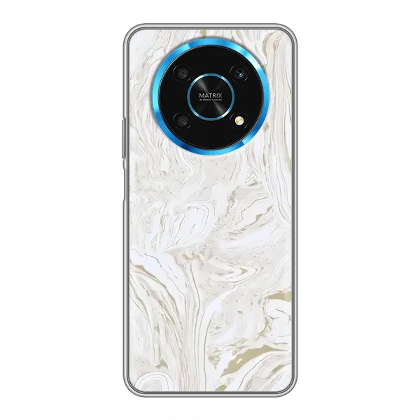 Чехол с принтом «Белый мрамор» для Huawei Honor Magic 6 Lite 5G
