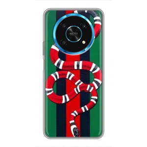 Чехлы ГУЧЧИ для Хуавей Хонор Меджик 6 Лайт 5G (AlphaPrint) (Gucci змия)