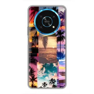 Силиконовый чехол с КАРТИНКАМИ лето для Huawei Honor Magic 6 Lite 5G (AlphaPrint) (Летний отпуск)