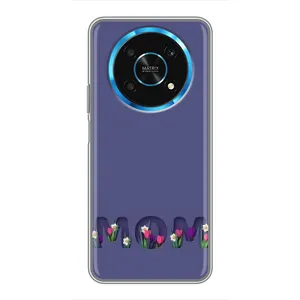 Чехол с принтом «Мама в цветах» для Huawei Honor Magic 6 Lite 5G