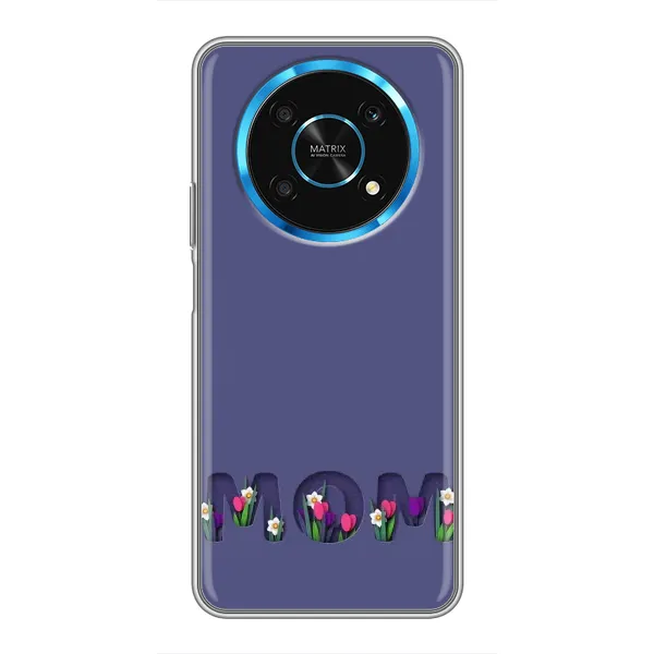 Чехол с принтом «Мама в цветах» для Huawei Honor Magic 6 Lite 5G