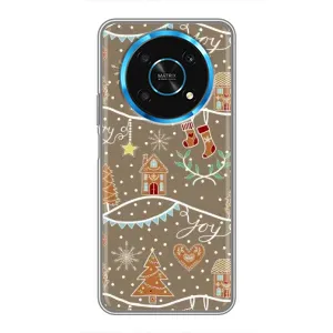 Новорічні, Святкові Чохли для Huawei Honor Magic 6 Lite 5G - 2024 год (Новорічні пряники)