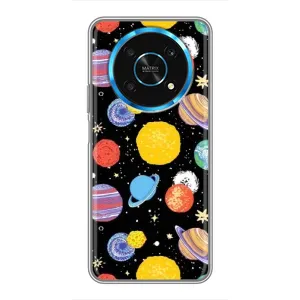 Чехол с принтом «Рисованные планеты» для Huawei Honor Magic 6 Lite 5G