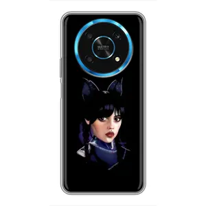 Чохли Венсдей на Huawei Honor Magic 6 Lite 5G Уенсдей (AlphaPrint) (серйозна Венздей)