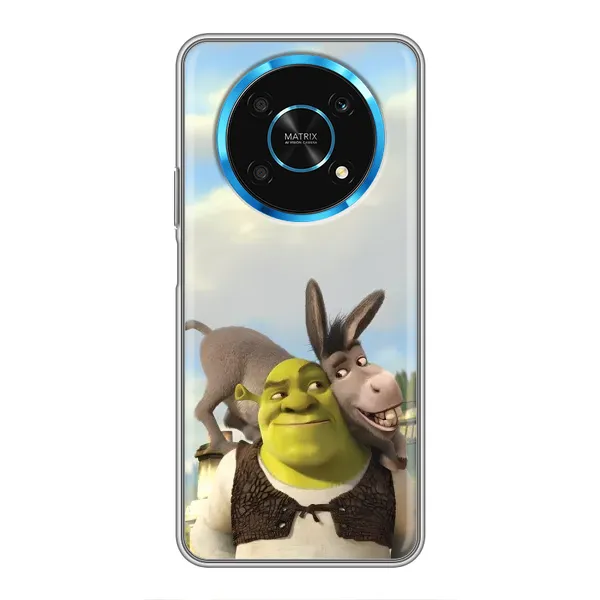 Чехол с принтом «Шрек и Осел» для Huawei Honor Magic 6 Lite 5G