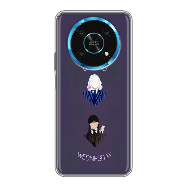 Чохол з принтом «Венздей і подруга» для Huawei Honor Magic 6 Lite 5G Чохол з принтом «Венздей і подруга» для Huawei Honor Magic 6 Lite 5G