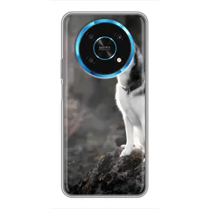 Чехол с Хаски для Huawei Honor Magic 6 Lite 5G - (AlphaPrint) (Верный пес)